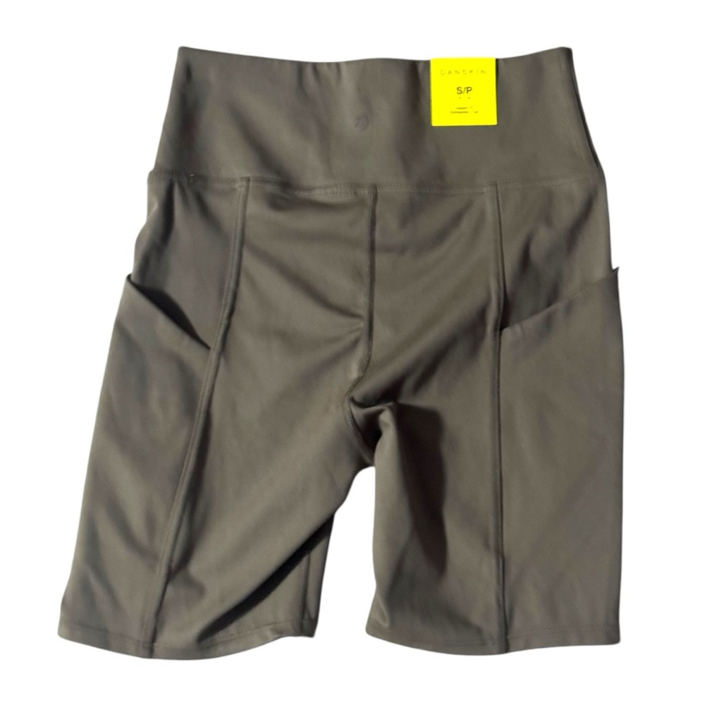 Danskin High Rise Bike Shorts Women’s Small Athletic Workout Fitness Pockets - Picture 12 of 13